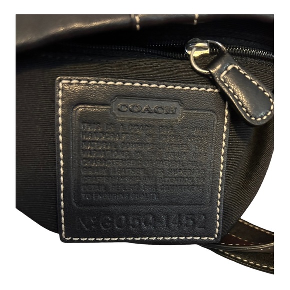 Coach black feathersoft leather duffle bag - Picture 4 of 4